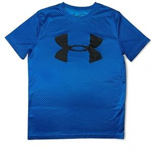 Under Armour Kids Short Sleeve Blue Tee
